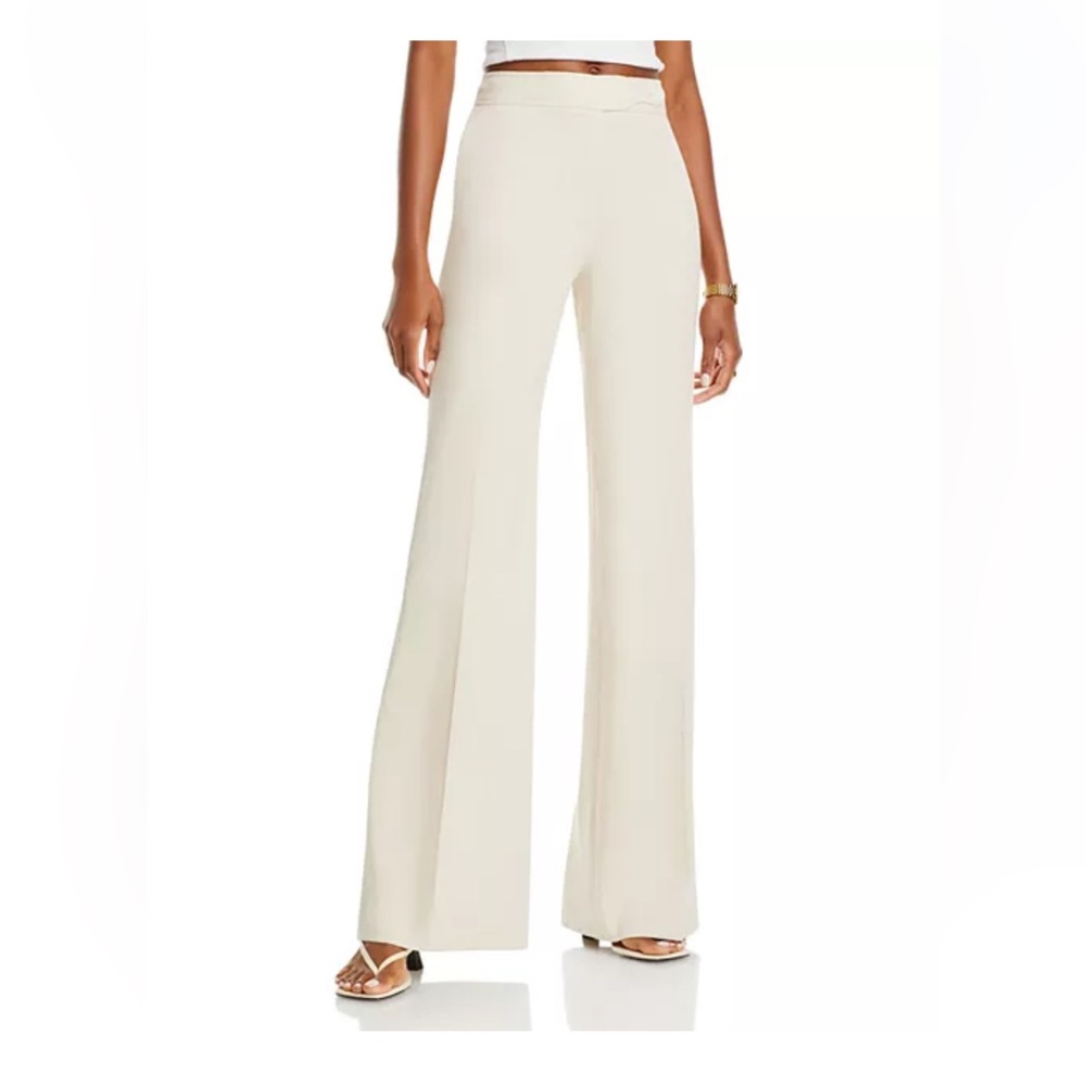 Derek Lam 10 Crosby High Waist Wide Leg Linen Cotton trouser size 2